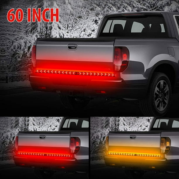 40" Truck Tailgate LED Light bar Strip Running/Signal/Reverse/Brake/Scan 